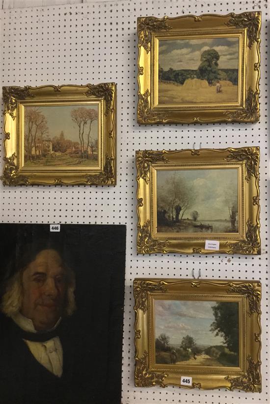 Four country scenes